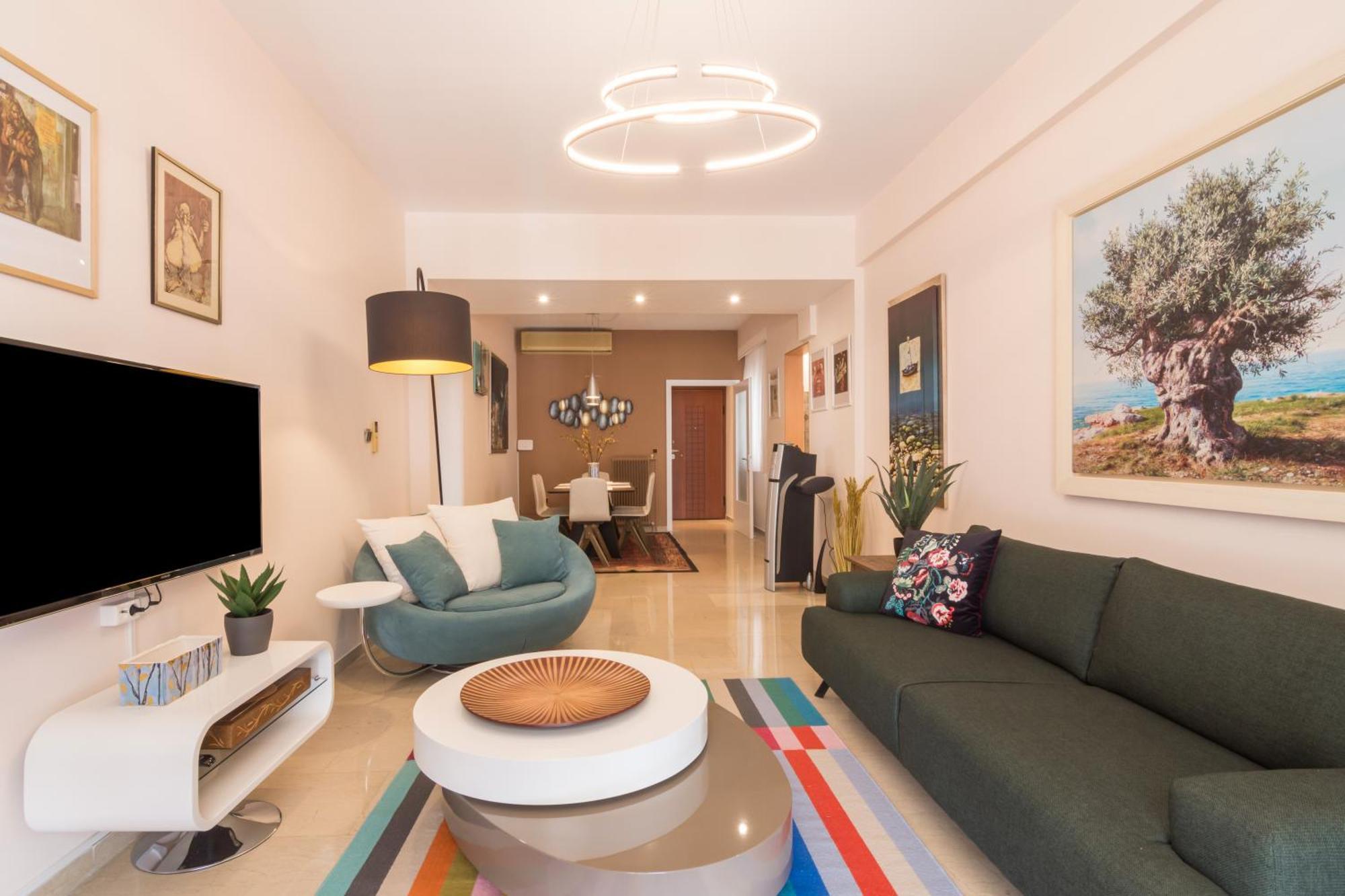 Three Bedrooms Apt In Kallithea أثينا المظهر الخارجي الصورة