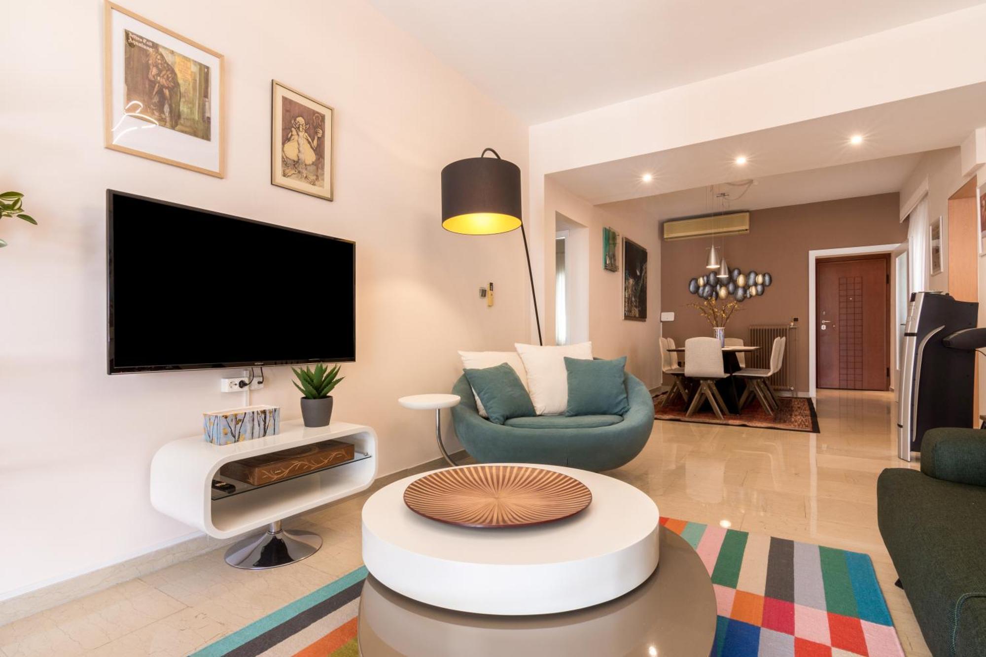 Three Bedrooms Apt In Kallithea أثينا المظهر الخارجي الصورة