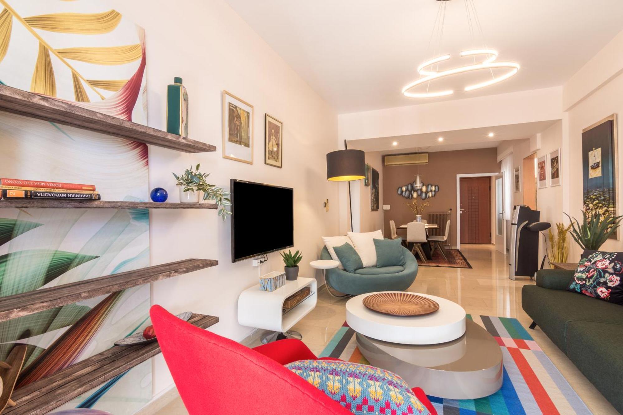 Three Bedrooms Apt In Kallithea أثينا المظهر الخارجي الصورة