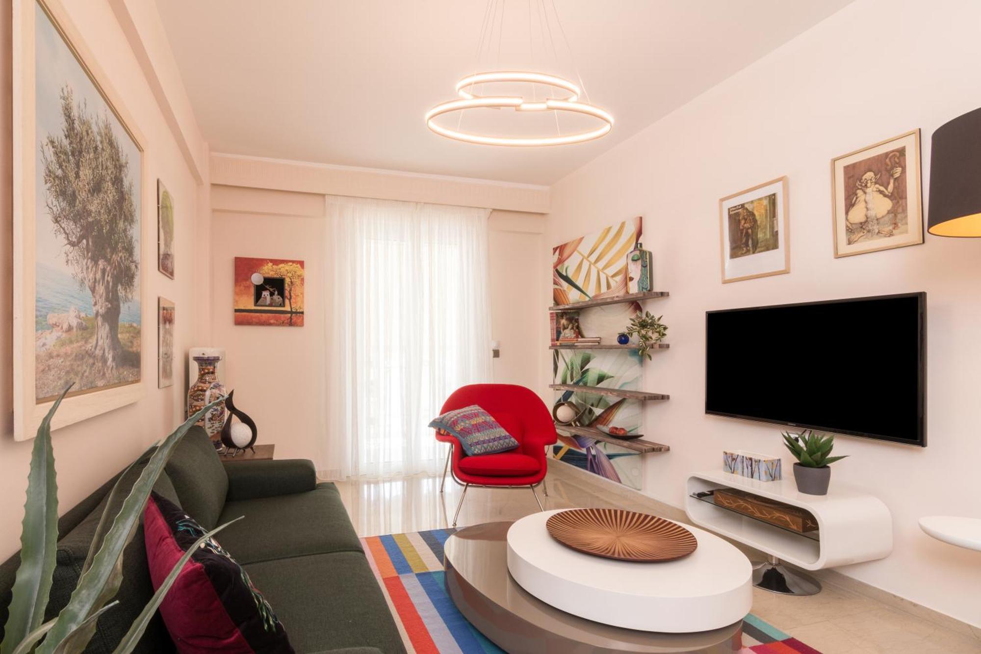Three Bedrooms Apt In Kallithea أثينا المظهر الخارجي الصورة